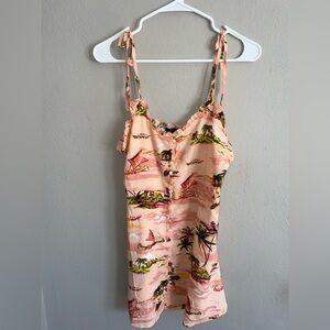 Forever 21 Pink Tropical Dress